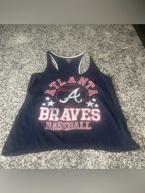 Genuine Atlanta Braves MLB Navy Tank top Women’s XL Baseball  Summer